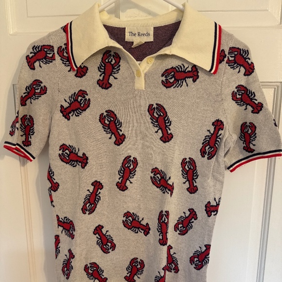 J. Crew X The Reeds Lobster Sweater - Picture 1 of 5